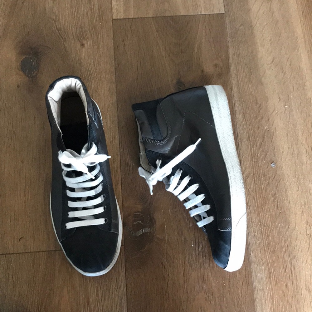 Alexander McQueen McQ leather high tops